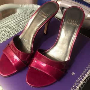Stuart Weitzman strappy slip heels